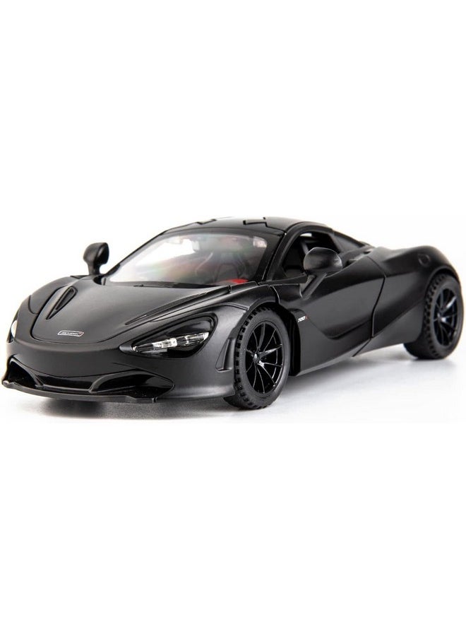 Sky Tech® McLaren 720s Model Car Sports Car 1:32 Exclusive Alloy Metal Pull Back Die-cast Car Diecast Metal Pullback Toy car with Openable Doors & Light Music Gifts Toys for Kids【Colors as Per Stock】