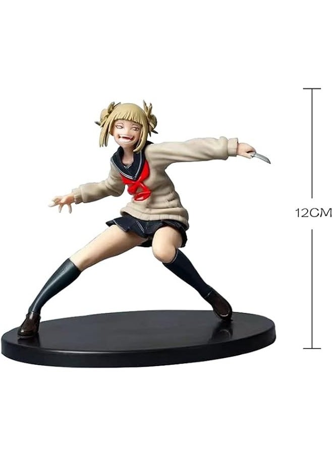 Anime MHA Figures Set Toga Himiko PVC Action Figure Model, Cartoon Characters MHA Figurine Statue Collectible Ornaments Desktop Decoration