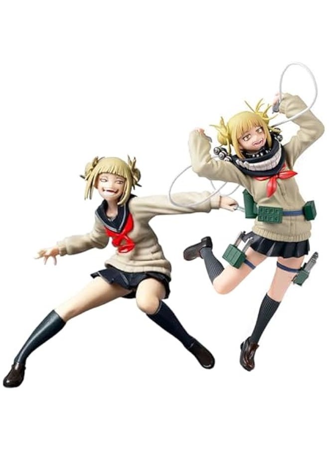 Anime MHA Figures Set Toga Himiko PVC Action Figure Model, Cartoon Characters MHA Figurine Statue Collectible Ornaments Desktop Decoration