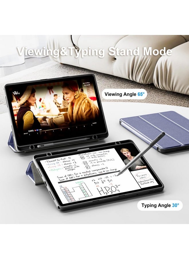 جراب YRH لجهاز Lenovo Tab M11 مع حامل قلم، غطاء خلفي ناعم من مادة TPU لجهاز Lenovo M11 اللوحي مقاس 11 بوصة TB330FU، أزرق داكن