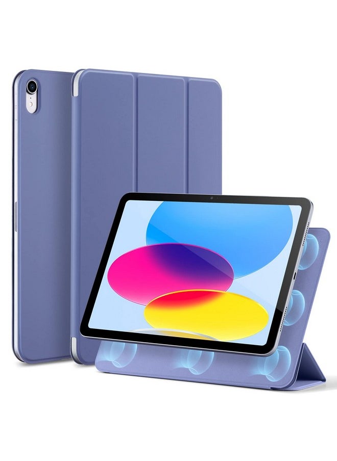 ESR for iPad 10th Generation Cover(2022, 10.9 inch), Convenient Magnetic Attachment, Two-Way Trifold Stand, Lightweight Protection, Auto Sleep/Wake, Silky-Smooth Cover, Rebound Magnetic Case, Lavender