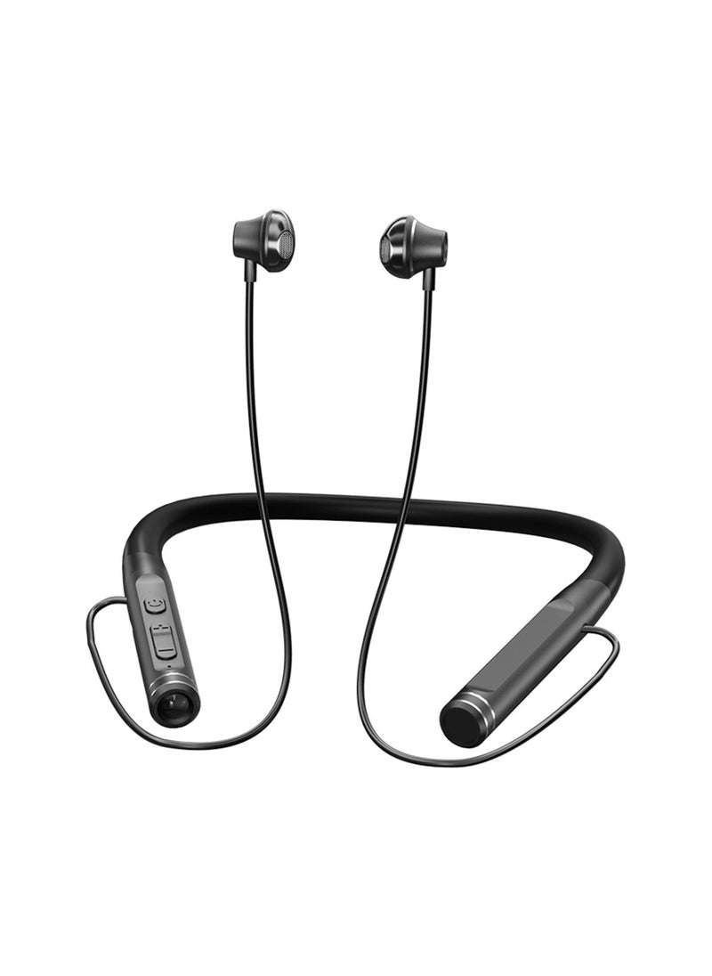 Neckband Bluetooth Headphones, Wireless Earbuds with Microphone Flashlight Around The Neck Waterproof Sport Headset Noise Cancelling Ear Buds 120H Playtime for Running Cycling