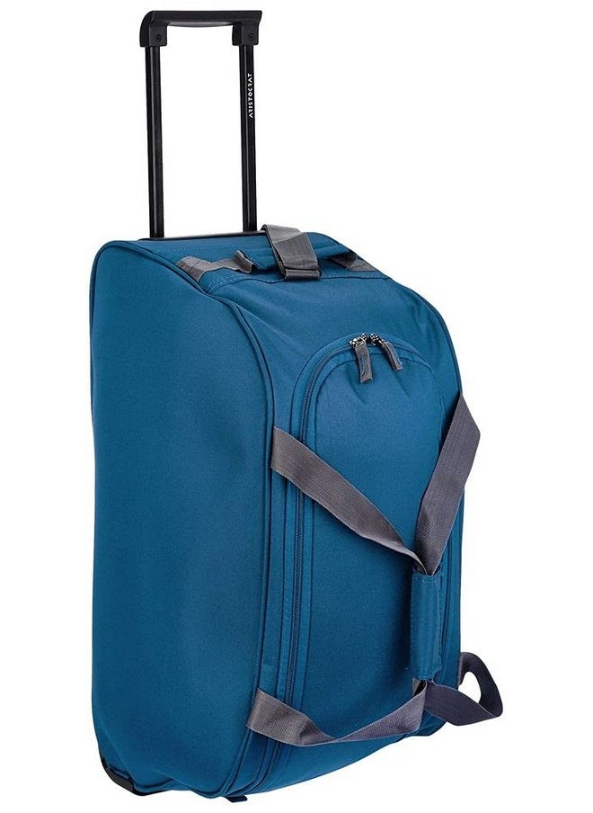 Aristocrat Polyester 63 Cms Teal Blue Travel Duffle (Rookie)
