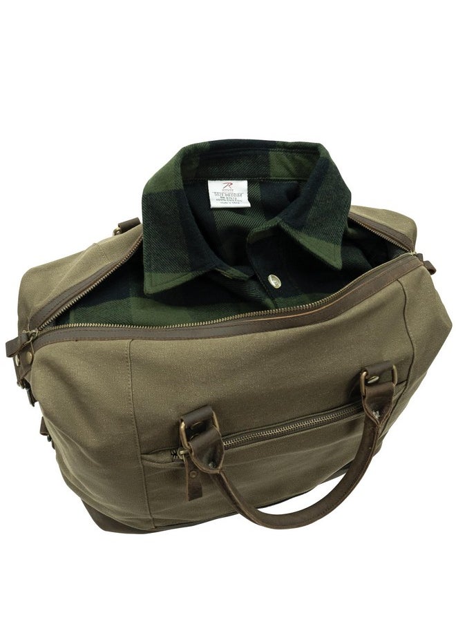 Rothco 80889: Vintage Carry-On Travel Bag - Olive Drab