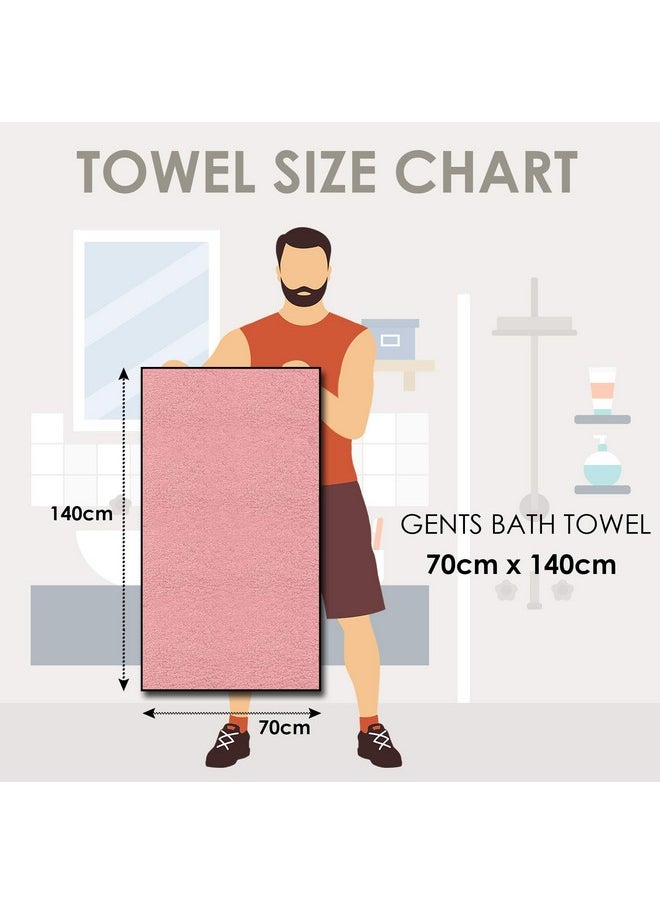 Story@Home Towels for Bath | Cotton Towels for Bath Large Size | Towel Set of 1 | 450 GSM | 70 x 140 cm | Green | Bath Towels for Men, Women & Kids | Gym Towel | Perfect for Everyday Use