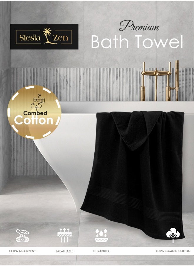 Jumbo Bath Sheet 600GSM Hotel Spa Towel Extra Large 90x180cm (35x70 inches) Ultra Soft & highly Absorbent, Durable, Quick Dry Thick Super Soft Luxury Hotel Quality (Gift Pack)