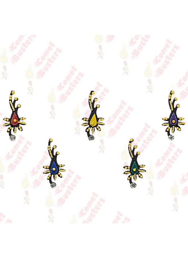 Comet Busters Beautiful Multicolor Designer Bindi (BIN1560)