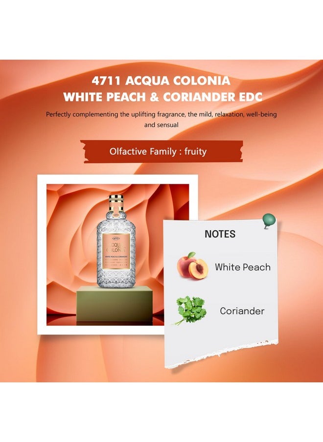 4711 Acqua Colonia White Peach & Coriander Eau de Cologne 170 ml + 50 ml (Pack of 2)