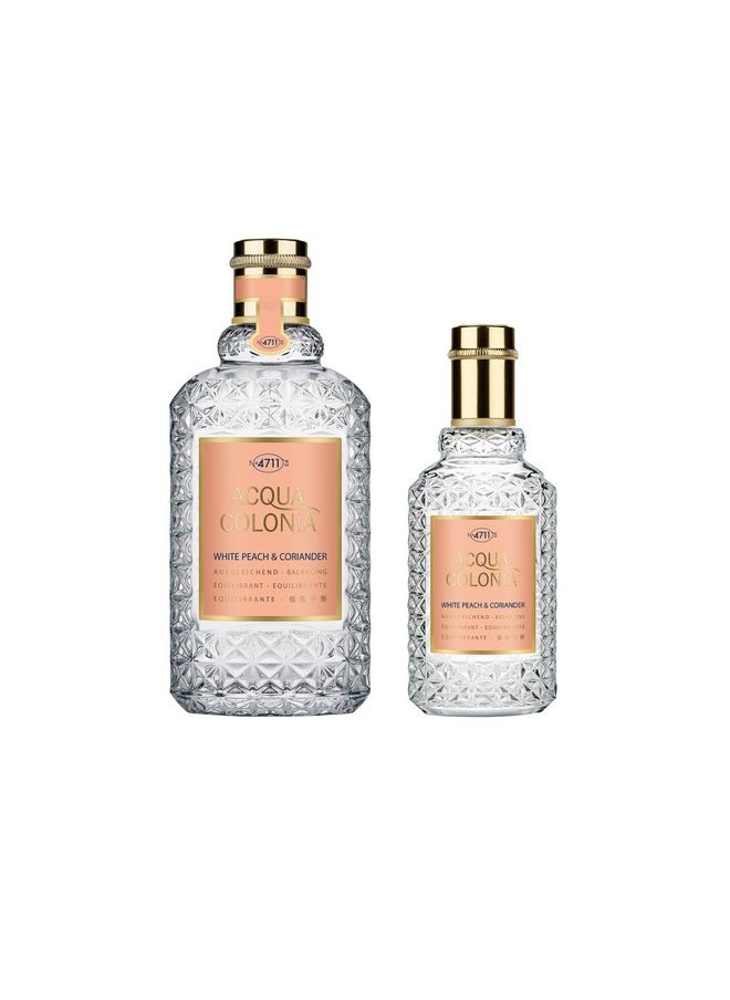 4711 Acqua Colonia White Peach & Coriander Eau de Cologne 170 ml + 50 ml (Pack of 2)