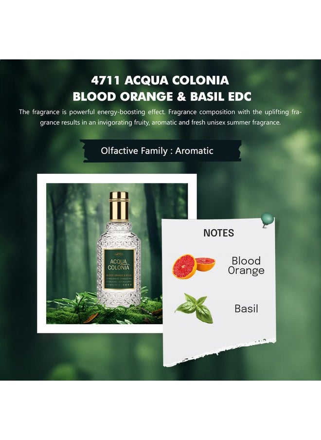 4711 Acqua Colonia Blood Orange & Basil Eau de Cologne 170 ml + 50 ml (Pack of 2)