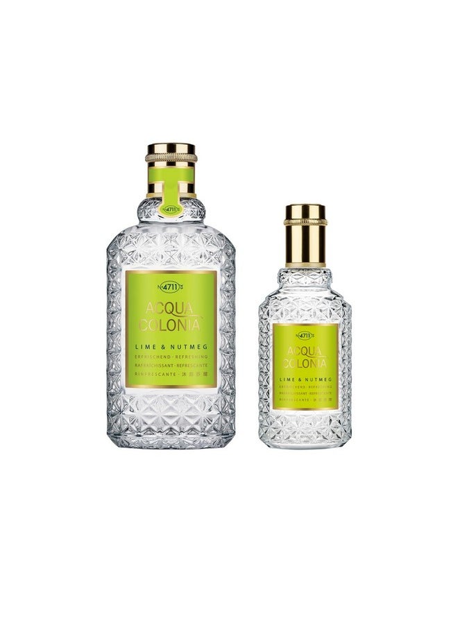 4711 Acqua Colonia Lime & Nutmeg Eau de Cologne 170 ml + 50 ml (Pack of 2)