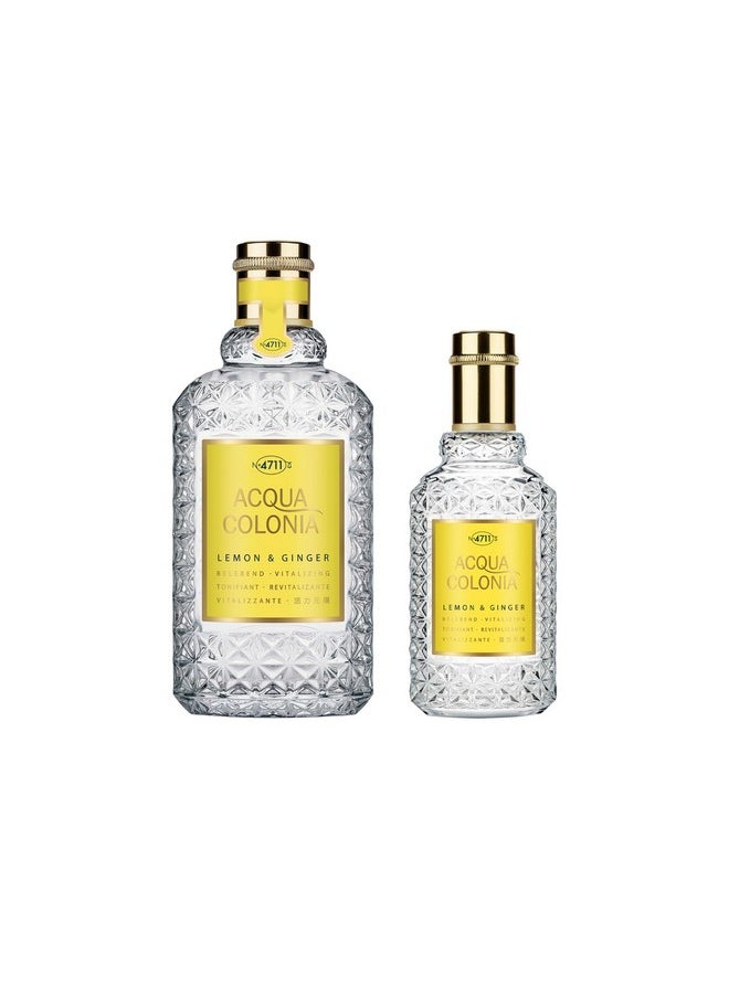 4711 Acqua Colonia Lemon & Ginger Eau de Cologne 170 ml + 50 ml (Pack of 2)