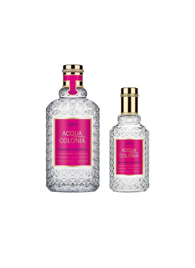 4711 Acqua Colonia Pink Pepper & Grapefruit Eau de Cologne 170 ml + 50 ml (Pack of 2)