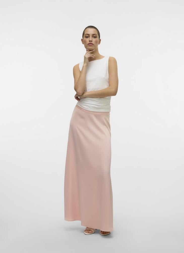 Vmlilja Solid A-Line Maxi Skirt