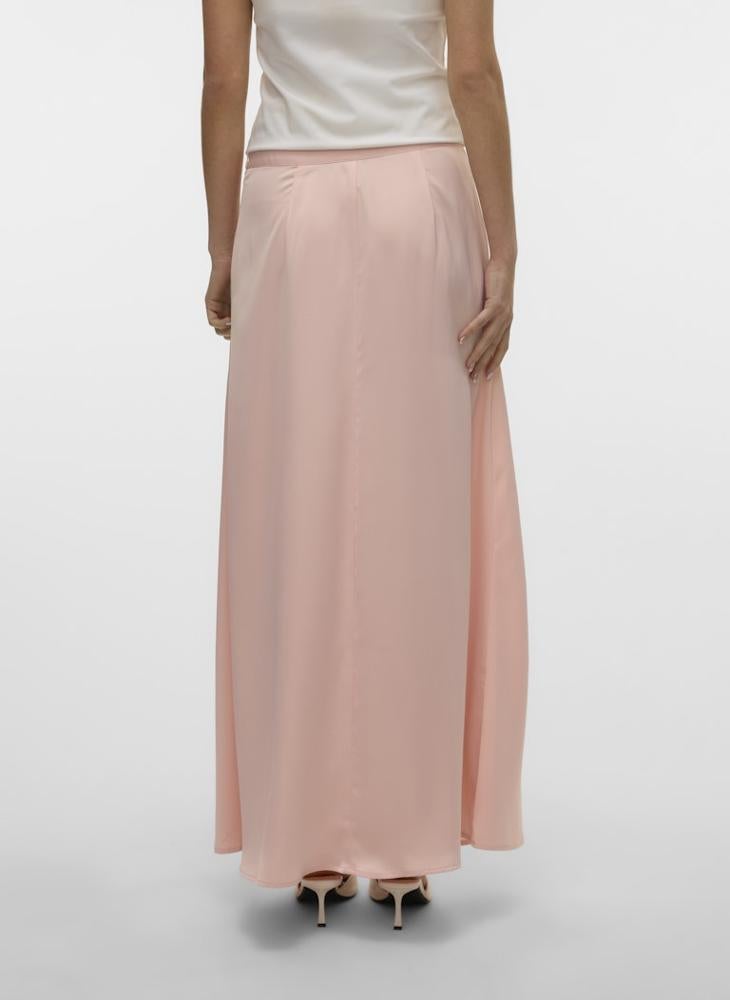 Vmlilja Solid A-Line Maxi Skirt