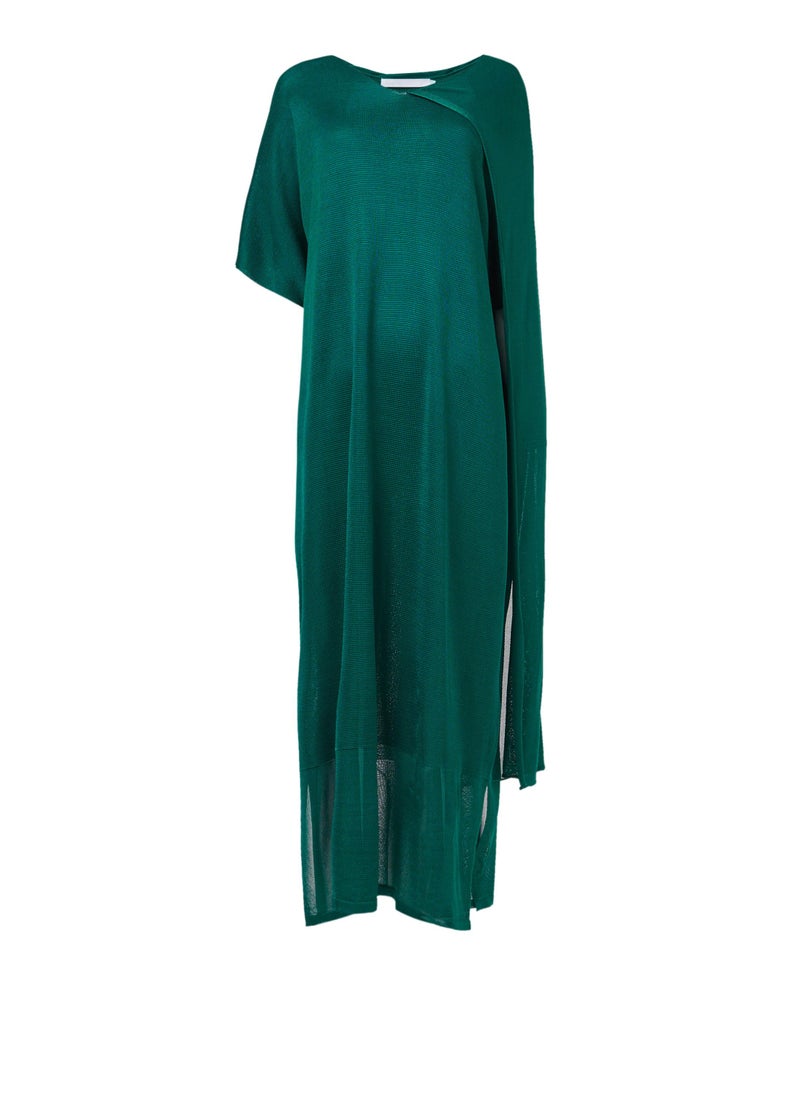 Scarf Detail Knit Dress