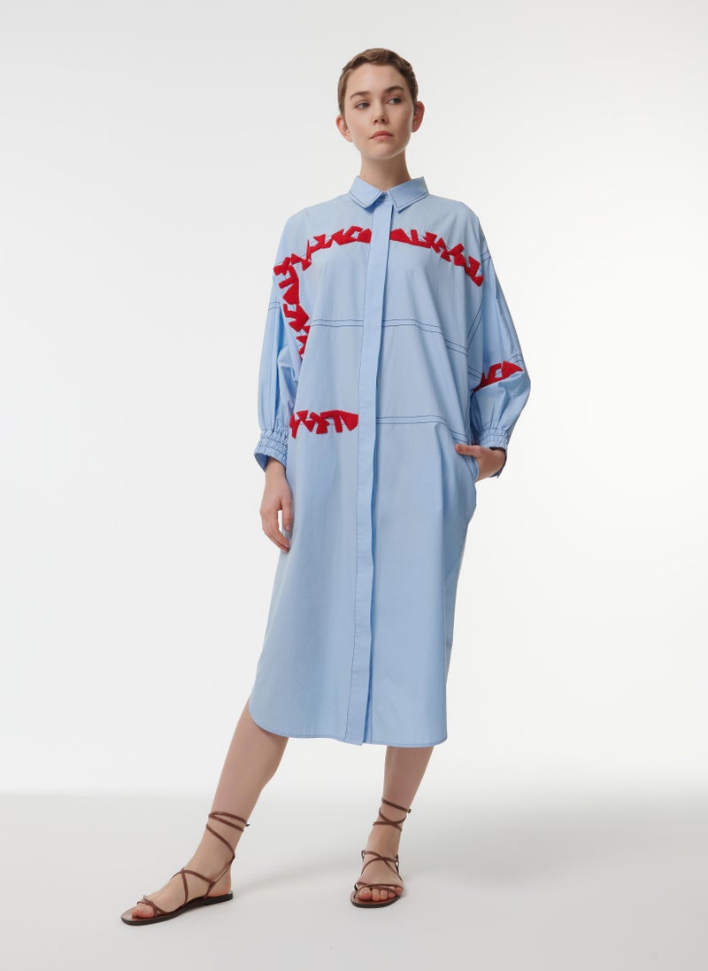 Embroidered Shirt Kaftan