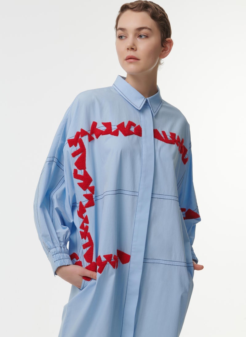 Embroidered Shirt Kaftan