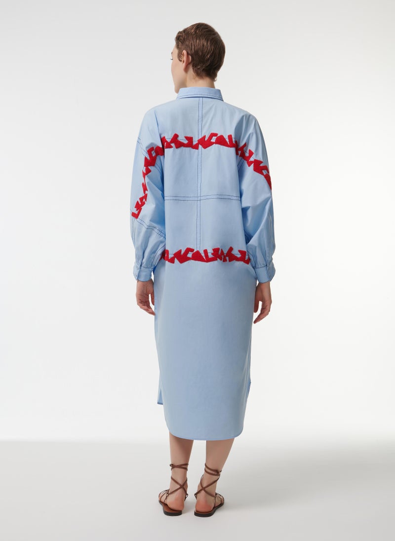Embroidered Shirt Kaftan