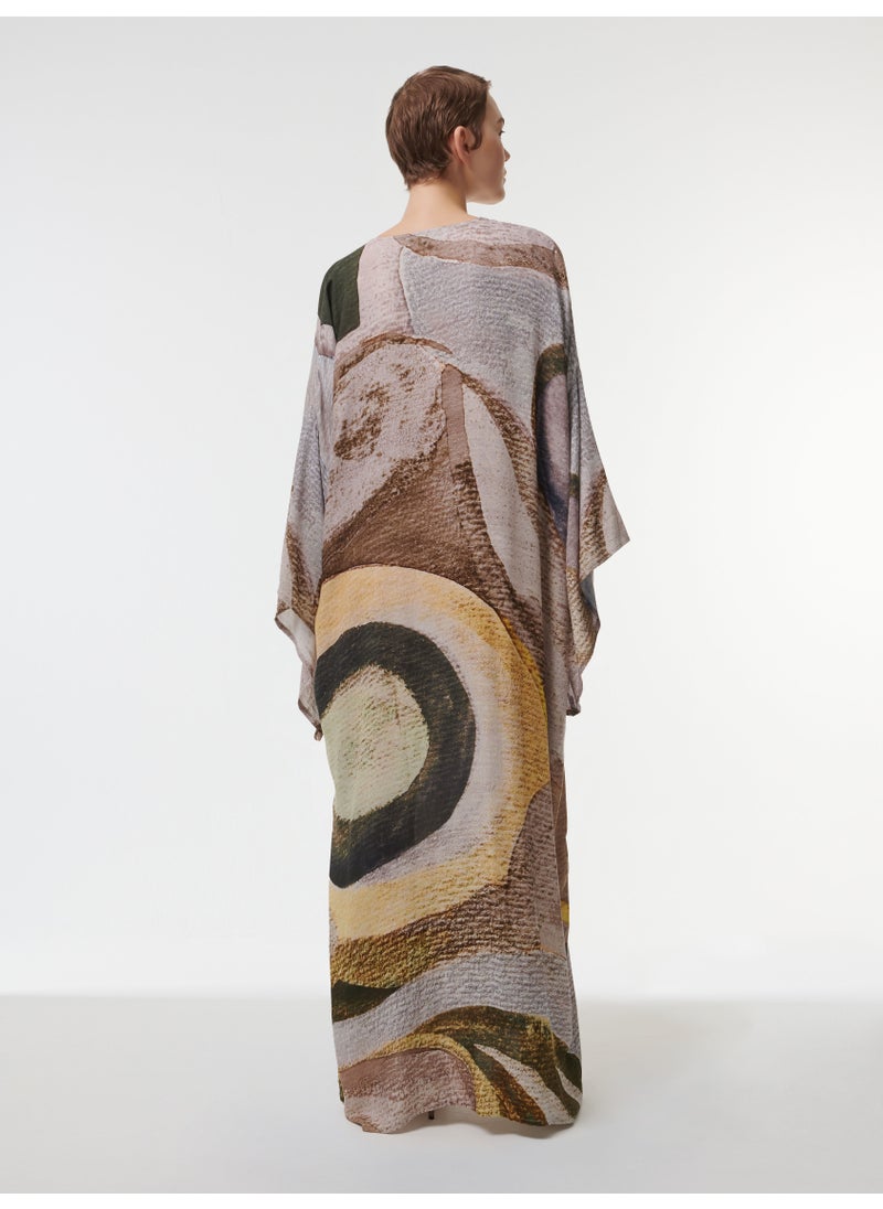 Abstract Print Kaftan