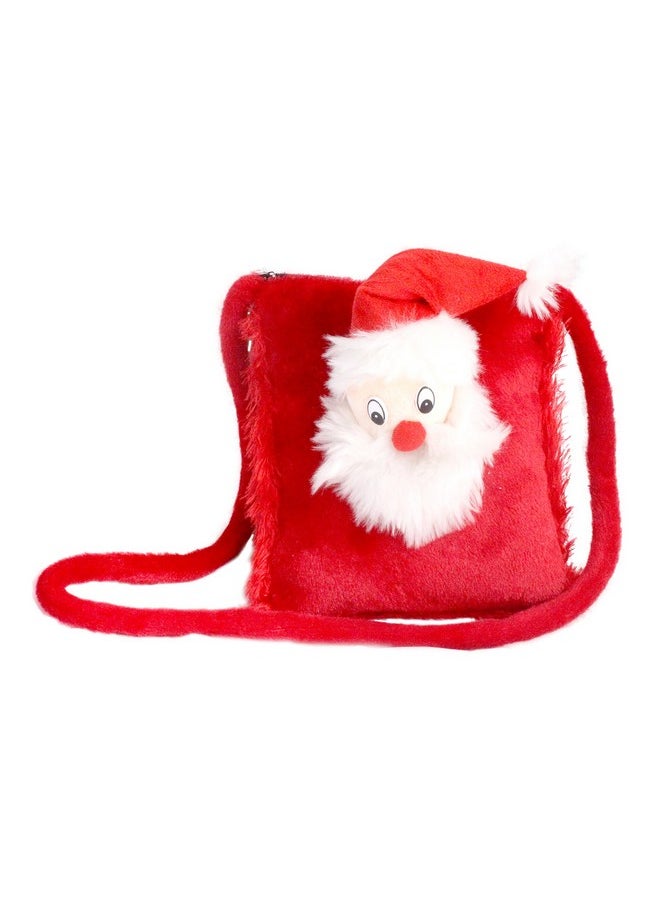 Tickles Red Santa Claus Sling Purse Bag Kids Christmas Gift Childrens Day 4 litres