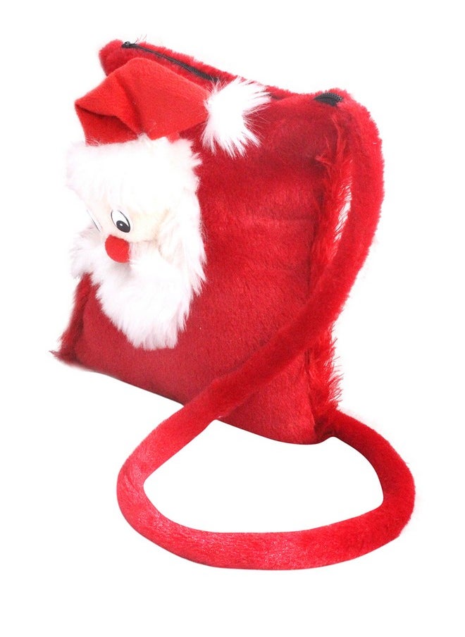 Tickles Red Santa Claus Sling Purse Bag Kids Christmas Gift Childrens Day 4 litres