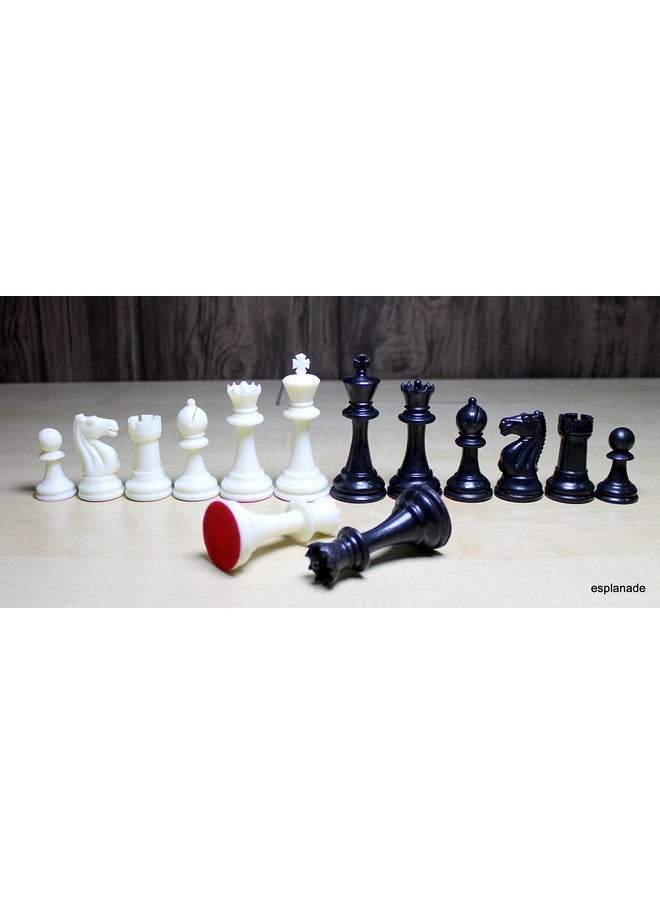 StonKraft - Tournament Chess Pieces (with Two Extra Queens) Chessmen Staunton Coins (3.75