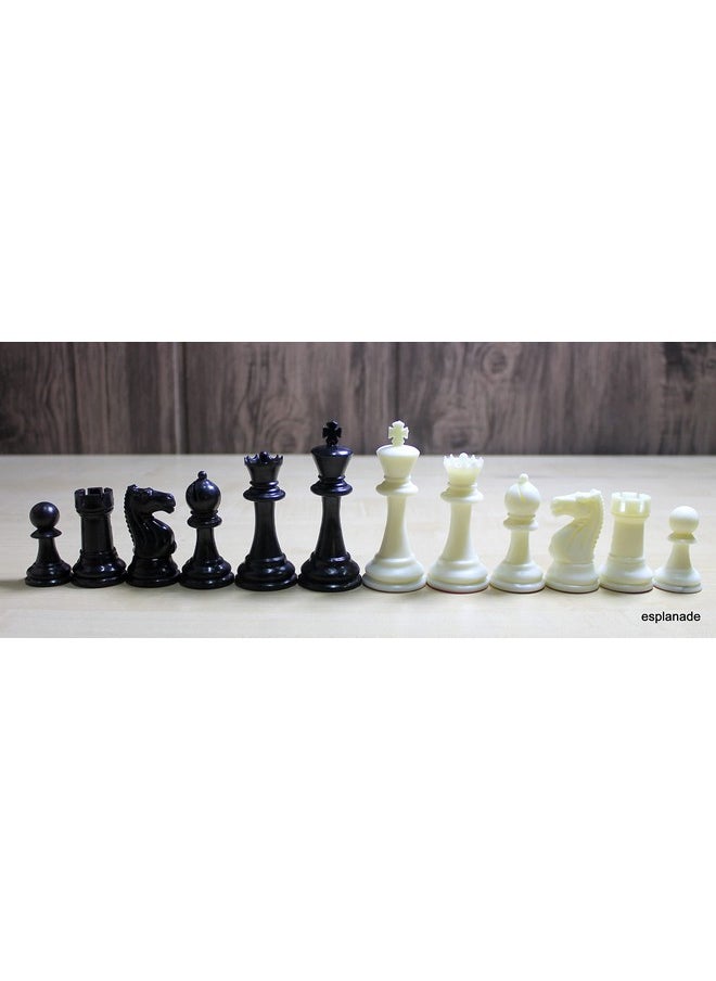 StonKraft - Tournament Chess Pieces (with Two Extra Queens) Chessmen Staunton Coins (3.75