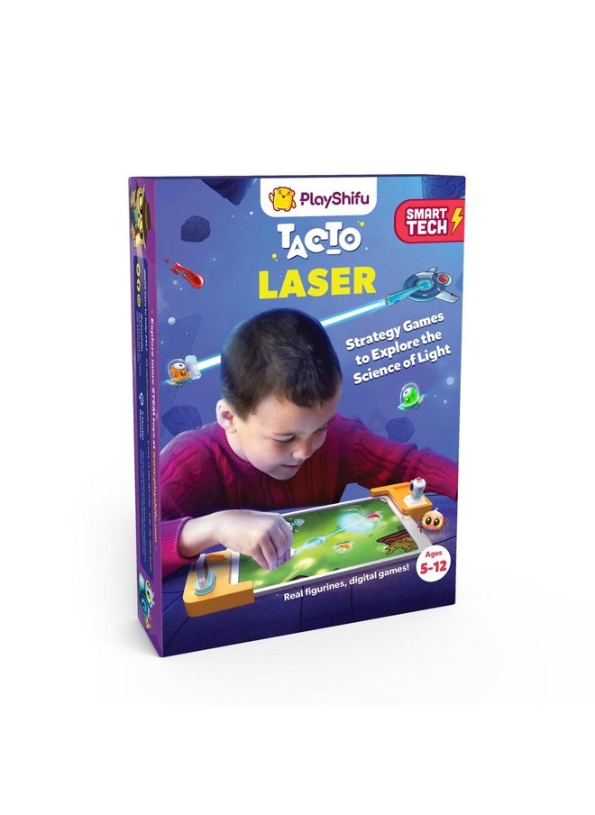 Shifu Tacto Laser - AR-Powered STEM Toy for Kids Age (4-10 Years) - Master The Physics of Light, Boost Critical Thinking Skills with Interactive Puzzles - Ideal Birthday Gift for Boys and Girls