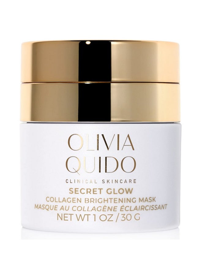 Clinical Skin Care Secret Glow |Anti-Aging Collagen White Mask | Brightening Night Cream For Face And Neck| Intense Brightening Glutathione Formula Smoothens For Dewy & Glowing Complexion
