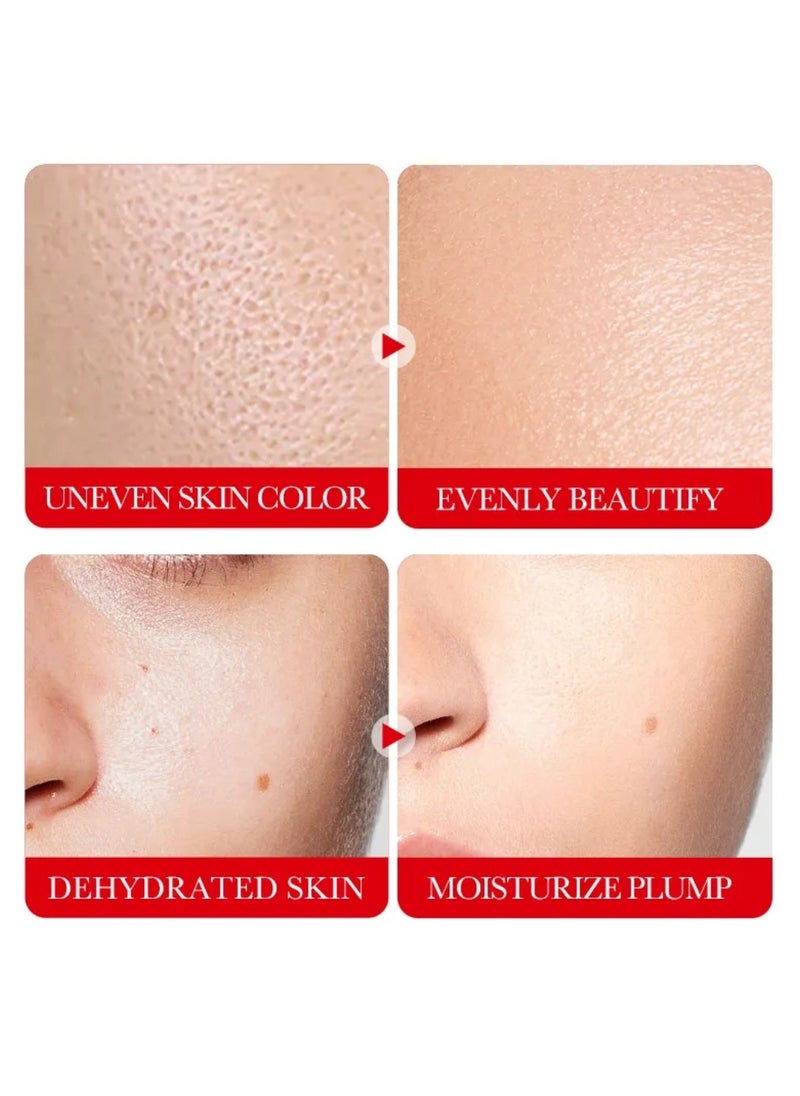 10 Pcs Anti Oxidation Capsule Vitamin C Mask Set Hydration Moisturizing Repair Whitening Freckle Smooth Skin Facial Mask Brighten Skin Care Sheet Face Mask for Women and Men Water Fit Face Skin