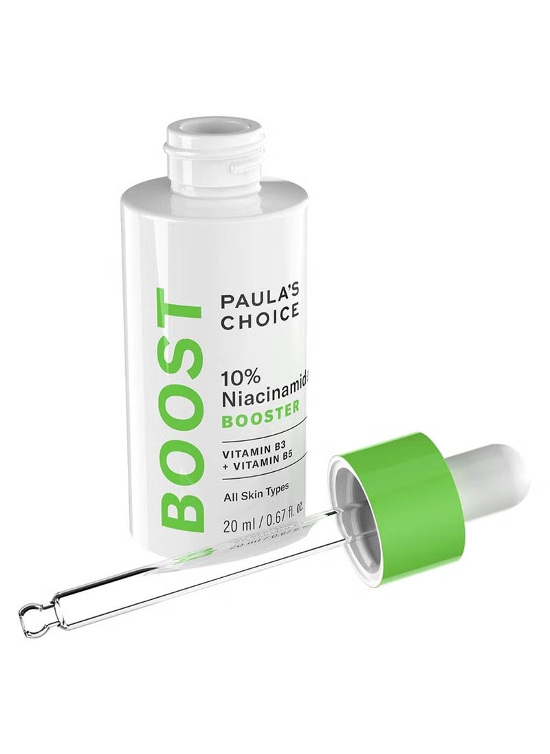 10% Niacinamide Booster, Vitamin B3, Vitamin C & Licorice Extract Serum, Pore Minimizer, 20ml
