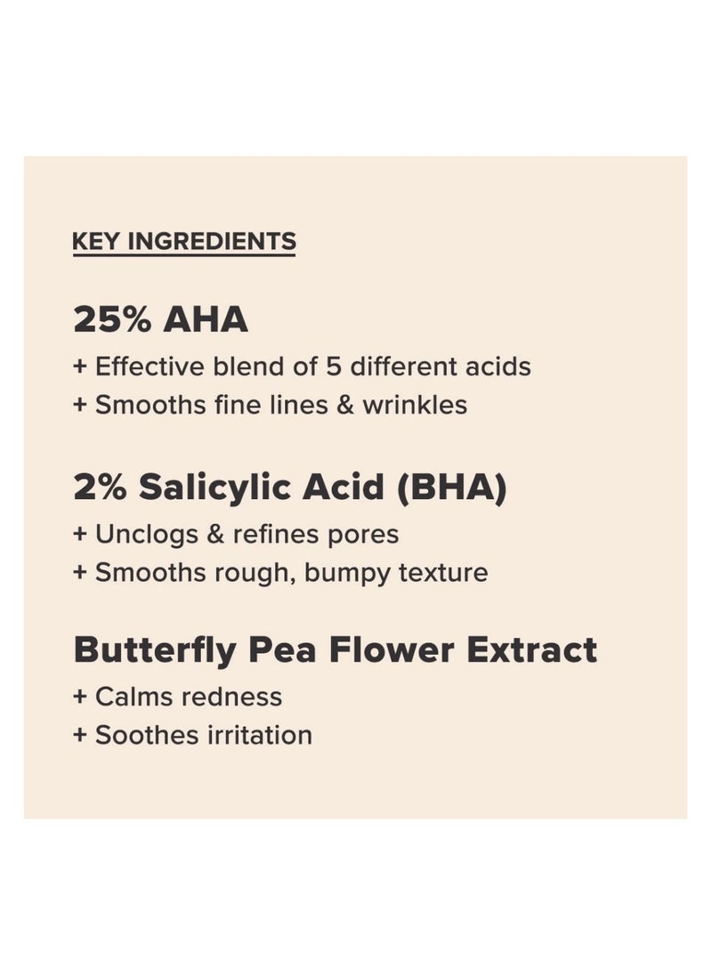 Paula's Choice Skin Perfecting 25% AHA + 2% BHA Exfoliant Peel, Fragrance-Free & Paraben-Free, 30ML