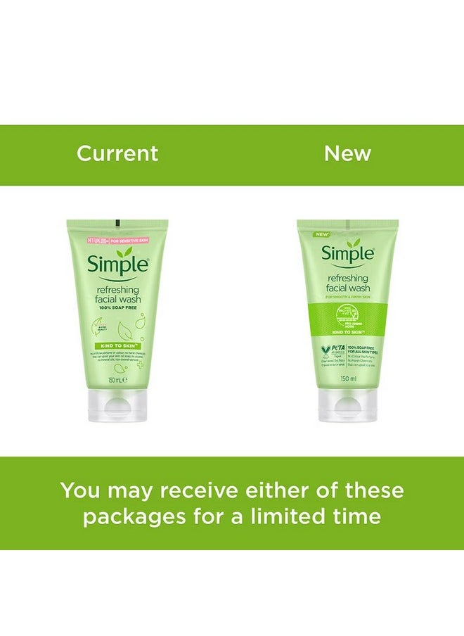Simple Refreshing Facial Wash Gel, 5 Ounce