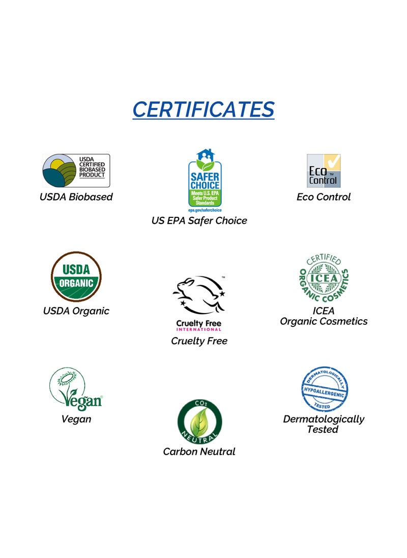 Baby Laundry Powder 1Kg x 2 - Vegan Plant Derived Ingredient, 100% Organic Detergent