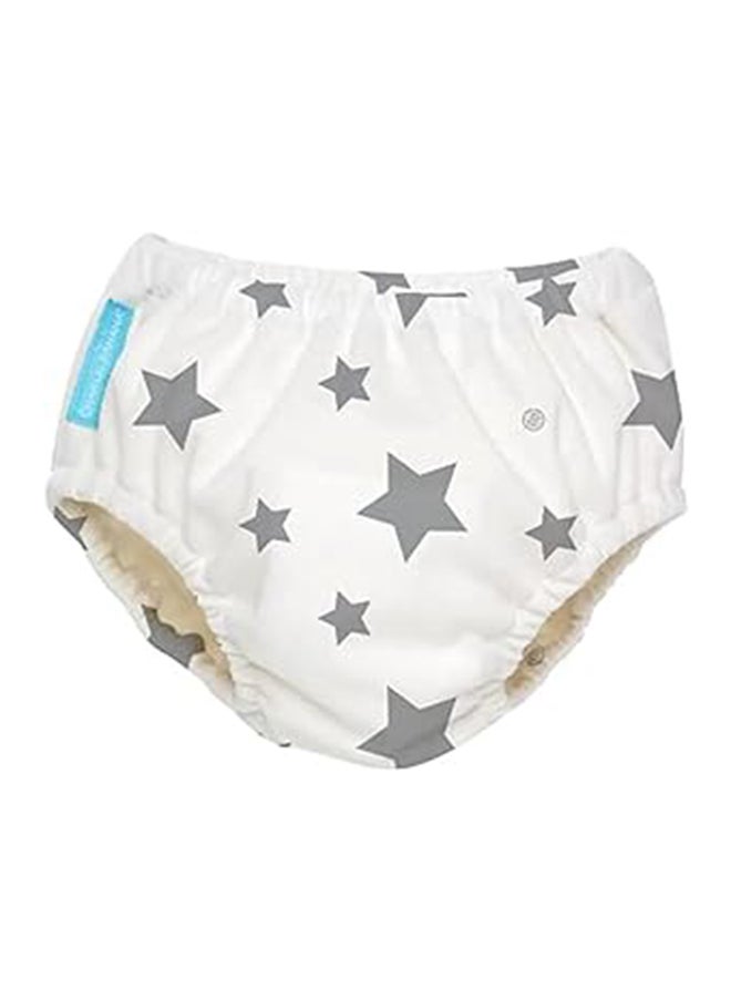 2 In 1 Swim Diaper And Traing Pants Twinle Little Star Grey Medium