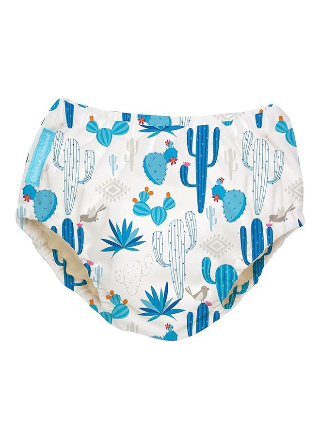 2 In 1 Swim Diaper And Traing Pants Cactus Azul Medium