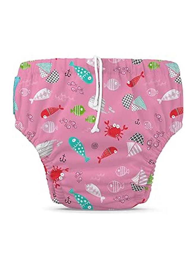 2 In 1 Swim Diaper And Traing Pants Florida Pink X-Large