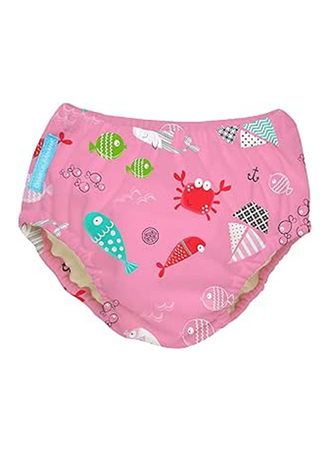 2 In 1 Swim Diaper And Traing Pants Florida Pink Medium