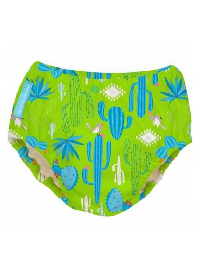 2 In 1 Swim Diaper And Traing Pants Cactus Verde Large