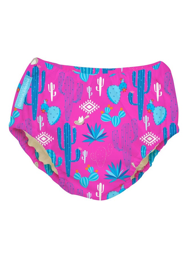 2 In 1 Swim Diaper And Traing Pants Cactus Rose X-Large