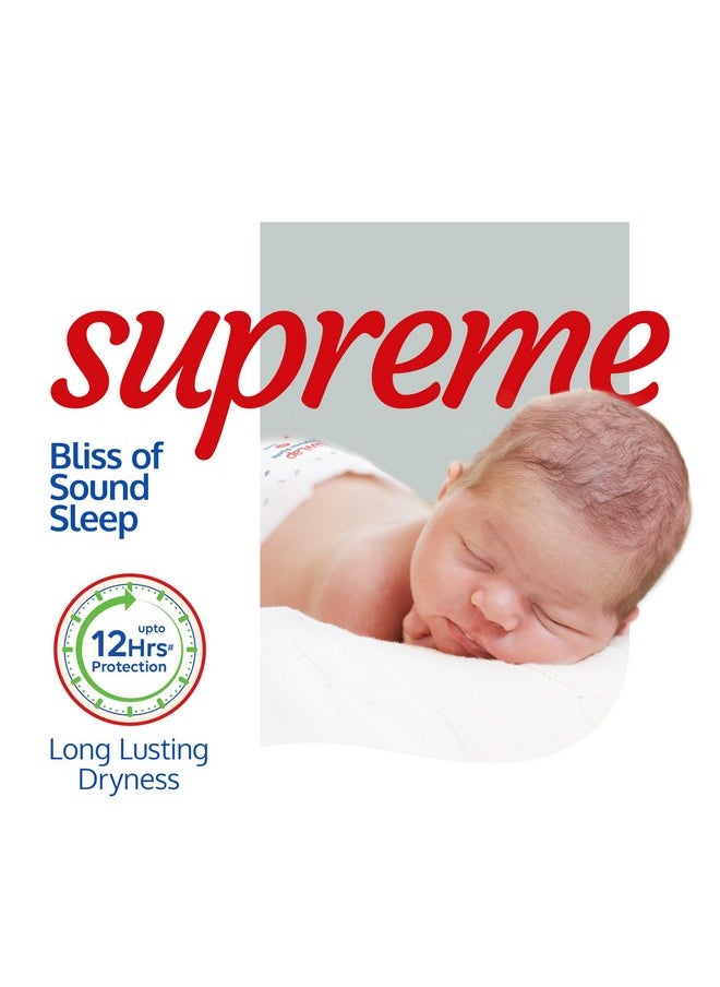 Supreme Diaper Pants Extra Large (Xl) 12 To 17Kg, 54Pc, 360° Skin Care With 10 Million Breathable Pores, Aloe Vera For Superior Rash Prevention, Upto 12Hr Protection, 5 Layer Super Light Core