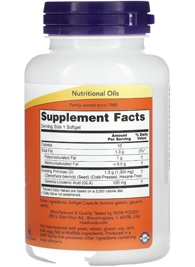 Super Primrose 1300 Mg Dietary Supplement, 60 Softgels