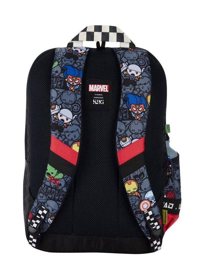 Wildcraft Wiki Squad 1 Marvel School Backpack Kawai Black (13002)