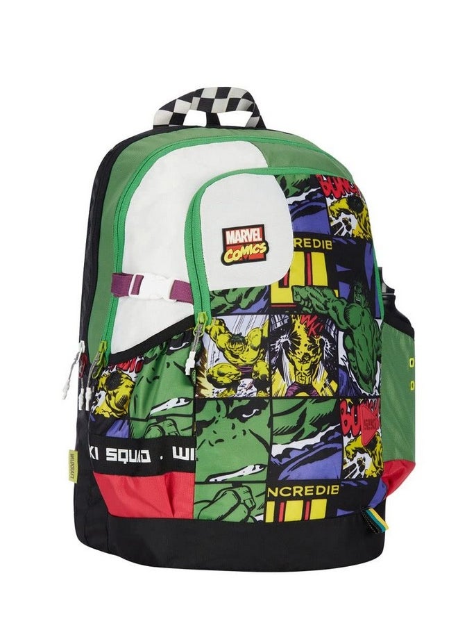 Wildcraft Wiki Squad 3 34L Backpack Marvel Hulk Green (13004)