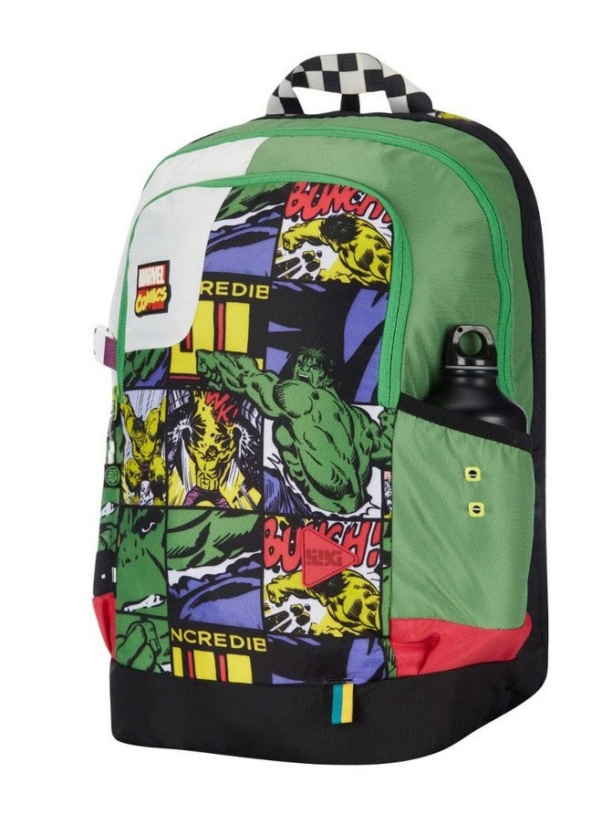 Wildcraft Wiki Squad 3 34L Backpack Marvel Hulk Green (13004)