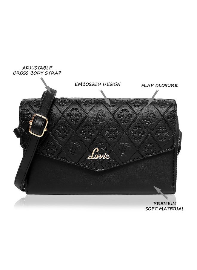 Lavie Women's Deboss Sally Dual Zip Wallet | Ladies Purse Wallet