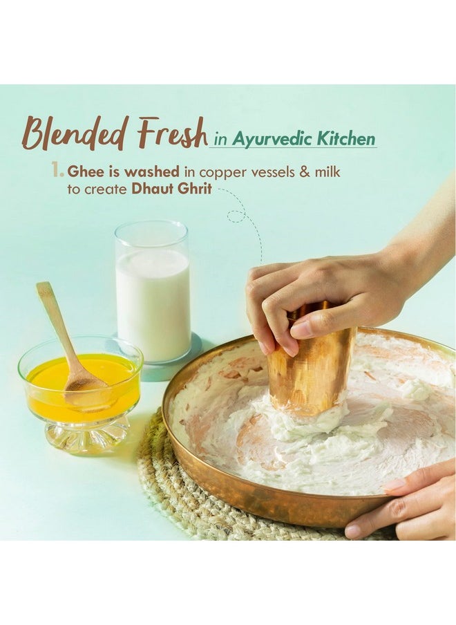 Nat Habit All Day Face Cream, Fresh Whipped Flax Walnut Face Malai With Vitamins E, C & Omega+ For Cold Winter Weather Face Moisturization (Ages 35+) - 30g