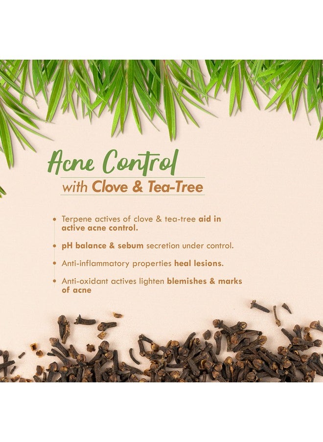 Nat Habit Fresh Whipped Face Cream, Clove Tea-Tree Terpene+ All Day Face Malai For Anti-Acne, Face Moisturisation, Acne Control & Sun Protection (30gm, Pack of 1)