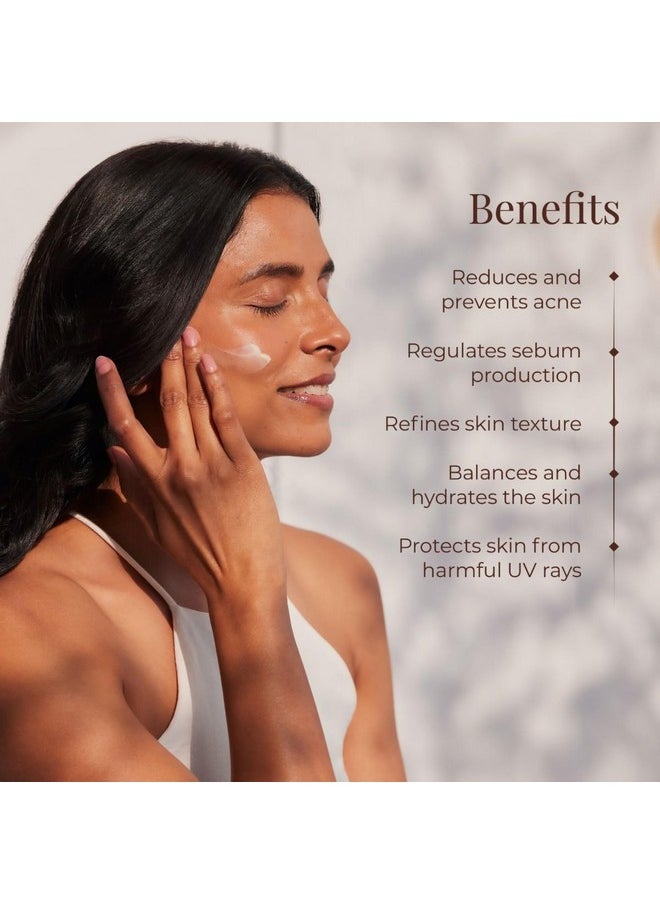 Eladi Day Cream With Spf 30 | Ayurvedic Cooling Face Cream For Acne Prone Skin | With Vitamin C Concentrate, Niacinamide, & Natural Zinc Bhasma